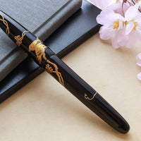 高蒔絵・蔓梅擬目白 Fountain Pen - Wancher ワンチャー