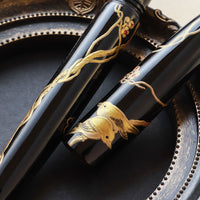 高蒔絵・蔓梅擬目白 Fountain Pen - Wancher ワンチャー