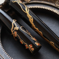 高蒔絵・蔓梅擬目白 Fountain Pen - Wancher ワンチャー