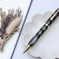 仁風ボールペン・青溜塗 Ballpoint Pen - Wancher ワンチャー