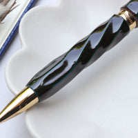 仁風ボールペン・青溜塗 Ballpoint Pen - Wancher ワンチャー