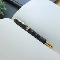 仁風ボールペン・青溜塗 Ballpoint Pen - Wancher ワンチャー