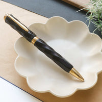 仁風ボールペン・青溜塗 Ballpoint Pen - Wancher ワンチャー