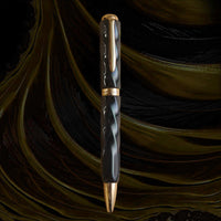 仁風ボールペン・玉虫塗・緑 Ballpoint Pen - Wancher ワンチャー