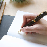 仁風ボールペン・玉虫塗・緑 Ballpoint Pen - Wancher ワンチャー