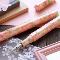 カレイド万年筆・ピンク・和桜 Fountain Pen - Wancher ワンチャー
