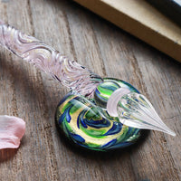 国東ガラスペン・ペン枕セット・サクラペタル Glass Pen - Wancher ワンチャー