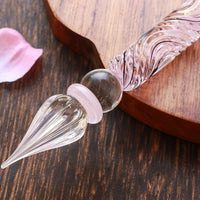 国東ガラスペン・ペン枕セット・サクラペタル Glass Pen - Wancher ワンチャー