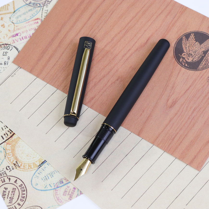 WANCHER x 呉竹 長閑万年筆 - 夜霞 Fountain Pen | ワンチャーペン Wancher