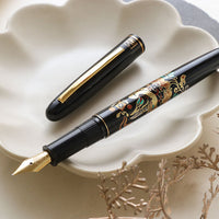 呉竹近代蒔絵万年筆 - 含綬鳥 Fountain Pen - Wancher ワンチャー
