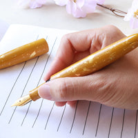 京都漆 古都色・金閣寺 Fountain Pen - Wancher ワンチャー