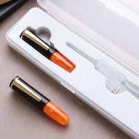 PuChiCo・ブラックチョコオレンジ Fountain Pen - Wancher ワンチャー