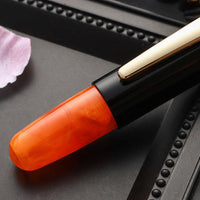 PuChiCo・ブラックチョコオレンジ Fountain Pen - Wancher ワンチャー