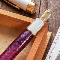 プロフェッショナルギア21金・ Purple Rain Fountain Pen - Wancher ワンチャー