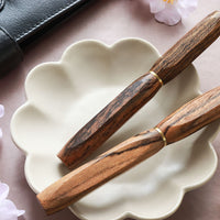 世界樹・伝承・タイガーウッド Fountain Pen - Wancher ワンチャー