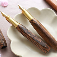 世界樹・伝承・タイガーウッド Fountain Pen - Wancher ワンチャー