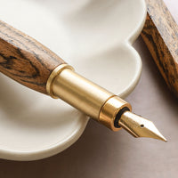 世界樹・伝承・タイガーウッド Fountain Pen - Wancher ワンチャー