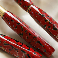 伝承・津軽漆・赤上げ螺鈿 Fountain Pen - Wancher ワンチャー