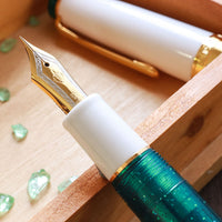 プロフェッショナルギア21金・Shamrock Green Fountain Pen - Wancher ワンチャー