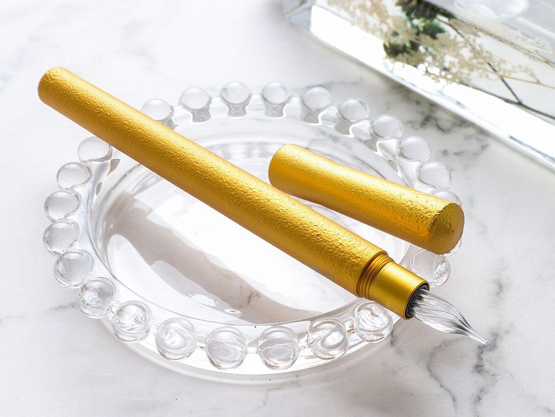 しずく・ガラスニブ万年筆・ ソリス Fountain Pen | ワンチャーペン