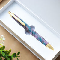 スタビライズド ボールペン パープルブルー Ballpoint Pen - Wancher ワンチャー