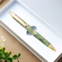 スタビライズド ボールペン グリーン Ballpoint Pen - Wancher ワンチャー