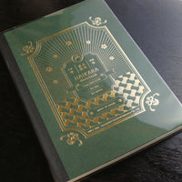 ギター 大正浪漫 ハイカラノート・ダークグリーン(5mmドット方眼) Notebook - Wancher ワンチャー