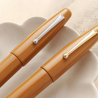 誠漆・黄 Fountain Pen - Wancher ワンチャー