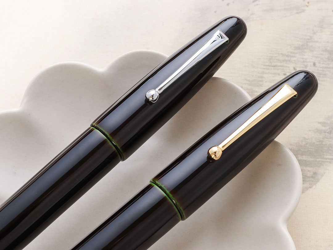 誠漆・緑溜塗 Fountain Pen | ワンチャーペン Wancher