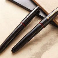誠漆・黒溜塗 Fountain Pen - Wancher ワンチャー