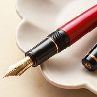 天狗・朱色 万年筆 Fountain Pen - Wancher ワンチャー