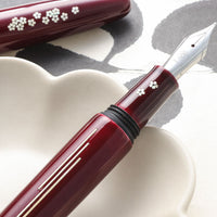 象嵌 桜の川・漆・玉虫塗 Fountain Pen - Wancher ワンチャー