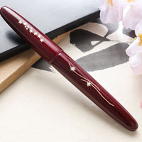 象嵌 紅葉・漆・玉虫塗 Fountain Pen - Wancher ワンチャー
