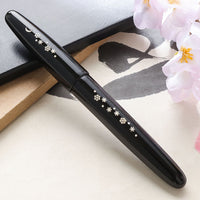 象嵌 雪月・漆・黒 Fountain Pen - Wancher ワンチャー