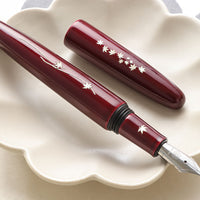 象嵌 紅葉・漆・玉虫塗 Fountain Pen - Wancher ワンチャー