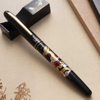 呉竹近代蒔絵万年筆- 龍と宝珠 Fountain Pen - Wancher ワンチャー