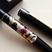 呉竹近代蒔絵万年筆- 龍と宝珠 Fountain Pen - Wancher ワンチャー