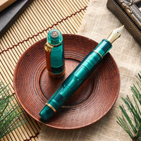 キングプロフェッショナルギア21金・ターコイズブルー Fountain Pen - Wancher ワンチャー