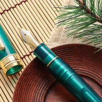 キングプロフェッショナルギア21金・ターコイズブルー Fountain Pen - Wancher ワンチャー