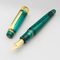 キングプロフェッショナルギア21金・ターコイズブルー Fountain Pen - Wancher ワンチャー