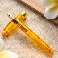 プロフェッショナルギアスリム14金・琥珀色 Fountain Pen - Wancher ワンチャー