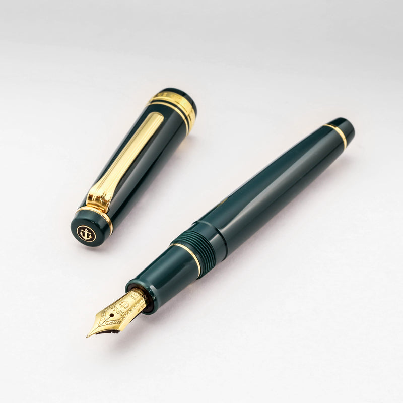 プロフェッショナルギアスリム14金<br>フォレストグリーン Fountain Pen - Wancher ワンチャー