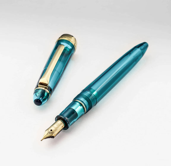 プロカラー<br>アクアブルー Fountain Pen - Wancher ワンチャー