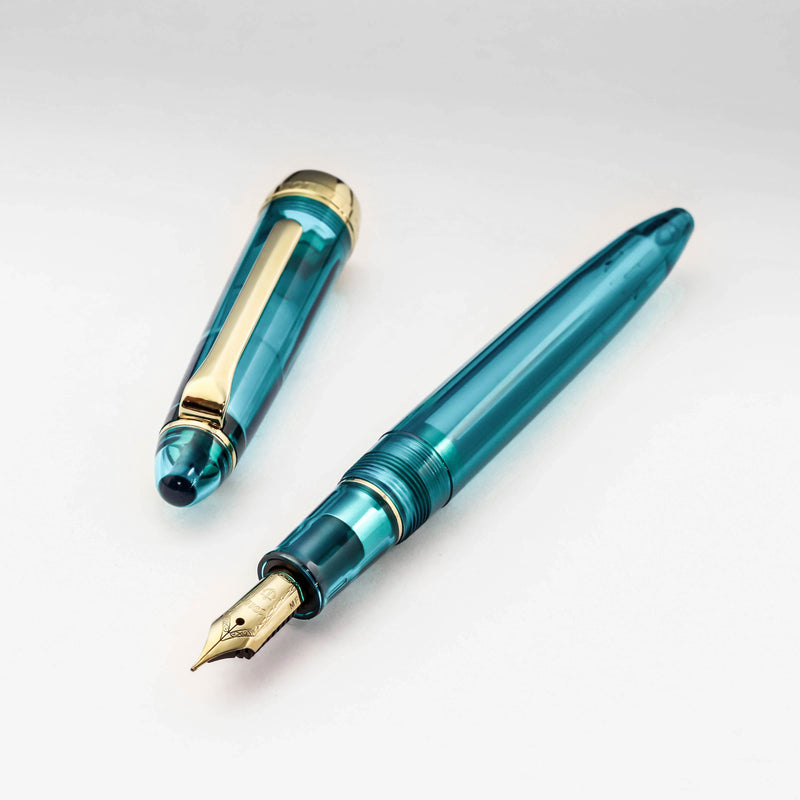 プロカラー<br>アクアブルー Fountain Pen - Wancher ワンチャー