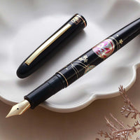 呉竹近代蒔絵万年筆 - 毬遊び Fountain Pen - Wancher ワンチャー