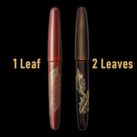 季映万年筆・赤溜塗・ひいらぎ Fountain Pen - Wancher ワンチャー