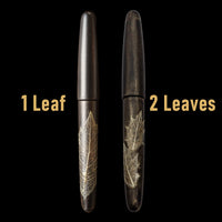 季映万年筆・黒漆・ひいらぎ Fountain Pen - Wancher ワンチャー