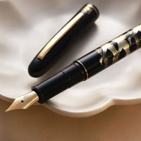 呉竹近代蒔絵万年筆 - 鶴寿千歳 Fountain Pen - Wancher ワンチャー