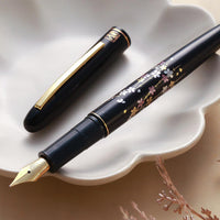 呉竹近代蒔絵万年筆 - 枝垂桜 Fountain Pen - Wancher ワンチャー