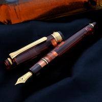 プロフェッショナルギアスリム14金ハワイアンライプ Fountain Pen - Wancher ワンチャー